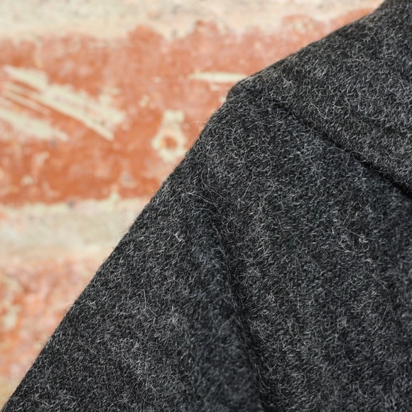 Long Wool Cardigan w. Hood - Picture 2 of 4